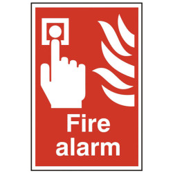 Scan 1400 Fire Alarm - PVC Sign 200 x 300mm