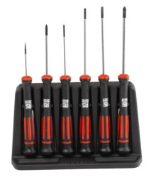 Zestaw wkrętaków, precyzyjnych, 6 szt., RS PRO