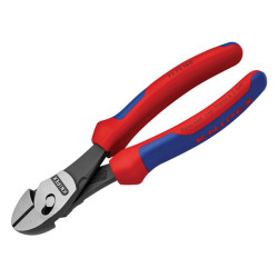 Knipex 73 72 180 BK Twinforce Side Cutter Multi-Component Grip 180mm (7in)