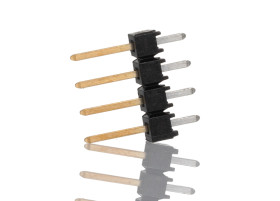 Złącze szpilkowe 4-pinowe TSW raster: 2.54 mm Prosty 1-rzędowe Samtec Otwór przelotowy 550 V Bez osłony