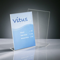 Sigel TA213 Desk display board L-shape A3 Glassy Paper size: 1 pc(s)