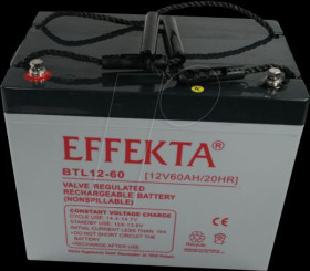 BTL 12-60 Rechargeable AGM battery, 12 V, 60 Ah