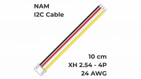 Kabel NAM I2C XH2.54-4P 10cm 24AWG