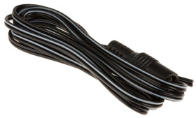 Przewód zasilania złącze A: Zasilanie DC 2,1 mm, złącze B: Bez zakończenia 1.8m 1 A 12 V 0,21mm² Czarny/Biały