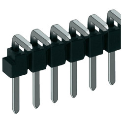 Fischer SL 18 082 36 Z Male Header 1x36 90&#xB0; 2.54mm Pitch Tin 8.2mm Pins