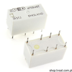 47SB48T Relay 24VDC 2A 4.2kOhm THT PED