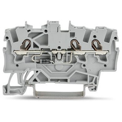 Kostka zaciskowa na szynie DIN WAGO poziomy: 1 22 → 14AWGWciskany zacisk Cage Clamp TOPJOB S