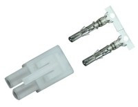 TAM02-G Złącze mocy, gniazdo zasilające na kabel - 2pin (z terminalami) raster gniazda: 6.2mm