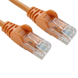 RJ45 Cat5e Ethernet LAN Cable 2m (Orange)