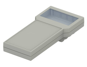 Bopla BOS 902-7038 (34902000) - obudowa ręczna z uszczelką w pokrywie, z paskiem i pojemnikiem na baterie (4 x 1,5V) (211 x 100