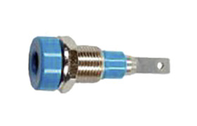 Gniazdo bananowe Żeński Wypustka typ Gniazdo bananowe Żółty 10A Staubli rozmiar 2mm