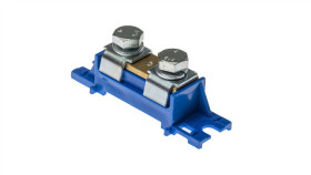 Zacisk Ochronny 2Xm8 Niebieski Bez Pokrywy Na Szynę Th35 E.4122P-Bp