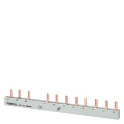 Szyna łączeniowa 3P 10mm2 sztyftowa 11 modułowa (dla RCCB 3+N z prawej strony) pełna izolacja 5ST3624