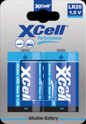 136154 Alkaline battery, D (mono), 2-unit blister pack