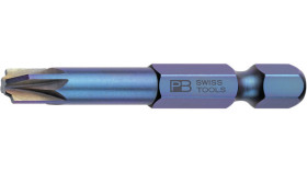 Końcówka wkrętaka Końcówka wkrętakowa sześciokątna PZ2 PB SWISS TOOLS dł: 50 mm napęd: 1/4 cala Pozidriv 10 szt.