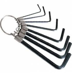 Zestaw 8szt kluczy imbusowych 2mm-10mm