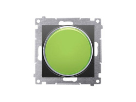 SIMON 54 Sygnalizator świetlny LED czarny - światło zielone DSS3.01/49 KONTAKT SIMON