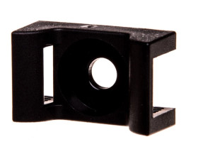 Podstawka 16x26.5mm czarna PMP-10-5-UV-100 25.205 /100szt/