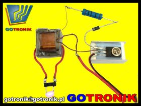 Przetwornica wysokiego napięcia 20kV - zestaw do samodzielnego montażu