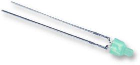 LED, THT, Ø 2 mm, green, 568 nm, 6 mcd to 0.012 cd, 70°, L-13GD