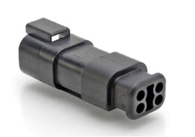 Złącze kabla 4-pinowe Amphenol Industrial 2-rzędowe Męski 13A AT Połączenie zagniatane Gniazdo