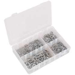 Sealey AB057LW Lock Washer Assortment 1000pc Serrated Internal M5-M10 Metric
