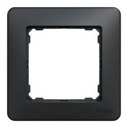Ramka 1-krotna, czarny antracyt, Sedna Design SDD314801