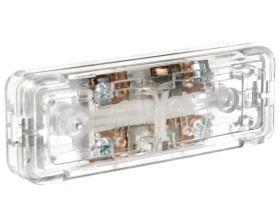 Wyłącznik suwakowy przelotowy lub końcowy 2-torowy 2,5A/250V bezbarwny WS-2P/BEZB