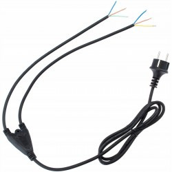 PRZEWÓD ZASILAJĄCY 2M 1/2 DO NAŚWIETLACZY