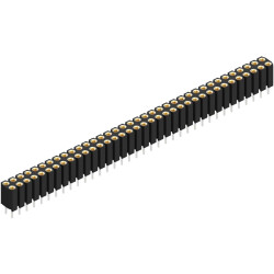 Socket header, 72 pole, pitch 2.54 mm, straight, BL 6 025 72