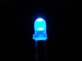 Diffused Blue 3mm LED (25 pack)