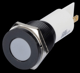 Q16F1BXXW12E Indicator LED, 12 V DC, 16 mm, FASTON, white/BlC