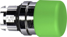 Schneider Electric ZB4BC34 ZB4BC34 Element czołowy dla przycisku resetowalny (Ø) 22 mm nieoznakowany chrom, zielony 1 sz