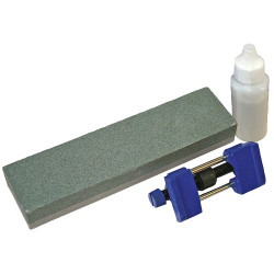 Faithfull FAIOS8CHG Oilstone 200mm &amp; Honing Guide Kit