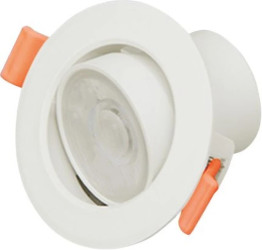 Oprawa DOWNLIGHT LED 8W 640lm barwa zimna 6500K 60 koło IP40 HDW083MC