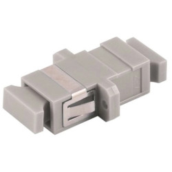 FO connector, SC socket to SC socket, OM1/OM2, multimode, ceramic, beige, BS07-60054