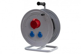 Rozgałęźnik na bębnie metalowym MAKARA-370 32A 5p, 2x230V IP44