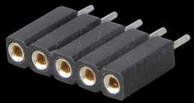 115-1-005-0-MTF-XS0 Precision sockets 2.54 mm, 1X05, straight