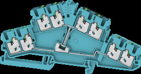 3093130000 Multi-tier terminal block S2T SNAP IN, 2.5 mm², blue
