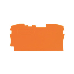 WAGO 2006-1392 1mm End and Intermediate Plate for 2006-1300 Series Orange