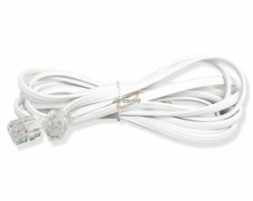 SZNUR TELEFONICZNY POŁĄCZENIOWY 20m BIAŁY