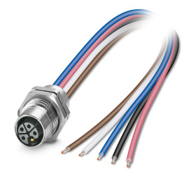 Złącze zasilające 16A Gniazdo 63 V 5P Phoenix Contact Montaż tylny IP67