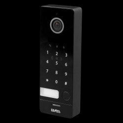 Jednorodzinny zewnętrzny dwużyłowy panel Wideo HD VO-201ICBPHD z czytnikiem RFiD i szyfratorem czarny ENTRA