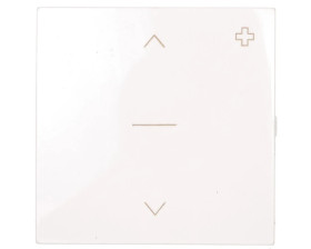 Simon 54 Klawisz do łącznika żaluzjowego SZW1KM antybakteryjny biały DKZW1K/AB11