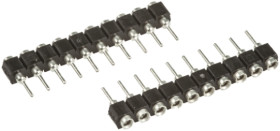 Gniazdo PCB 10 -pinowe raster: 2.54mm typu płytka – płytka Proste Przewlekany