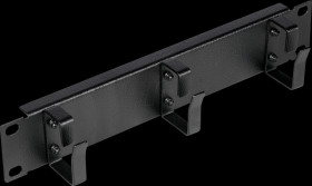 EZMR-10-B 10" cable management panel, 3 brackets, 1 U, black