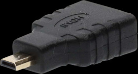 CVGB34907BK Adapter, HDMI micro connector > HDMI port, black