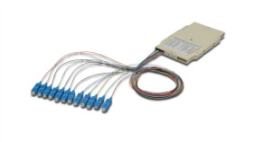 Tacka Spawów Światłowodowych Z 12 Kolorowymi Pigtailami Sc (Upc), Mm Om3...