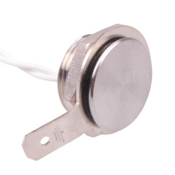 PBAT5CFB000 APEM Momentary NO 16mm Stainless Steel Piezo Switch Prewired IP68