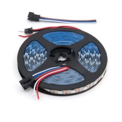 Taśma LED RGB WS2813 5m (60 LED/m) biała PCB